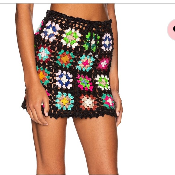 Alix pinho crochet mini skirt - Picture 2 of 8